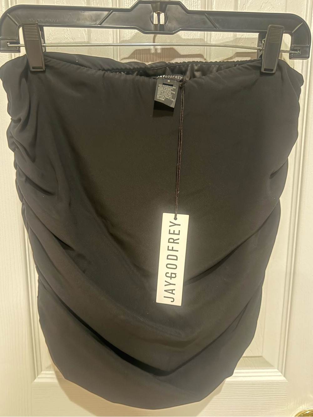 JAYGODFREY Black  Mini Skirt